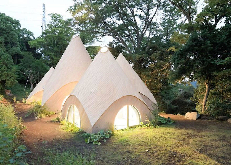 Дом в виде нескольких палаток в Японии (Интернет-журнал ETODAY)