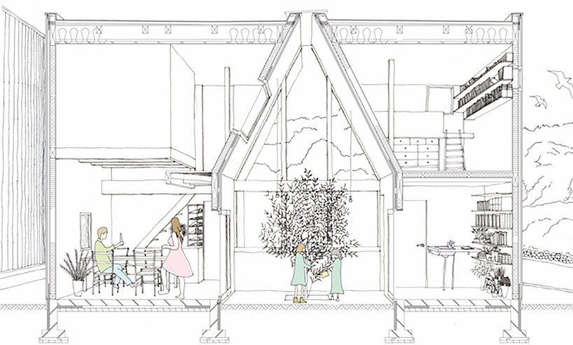 Семейный дом с вырезом в форме дома в Японии (Интернет-журнал ETODAY)