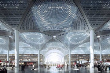 4. Grimshaw Architects, Nordic Office of Architecture, Haptic Architects и Scott Brownrigg: аэропорт Стамбула