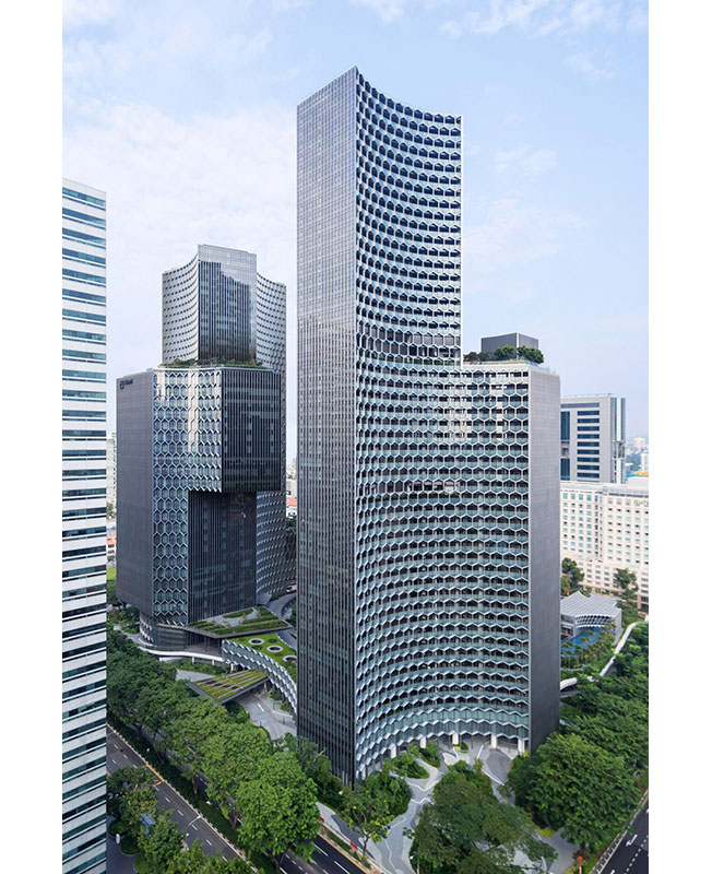 Оле Шерен: дуэт небоскребов в Сингапуре