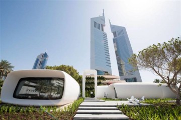 Офис будущего воплотился в 3d печати здания в Дубае