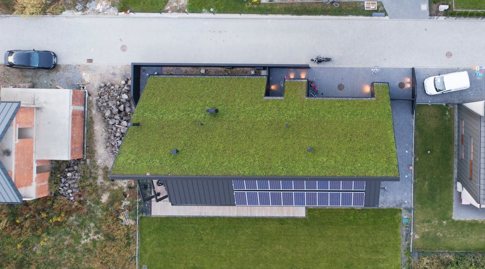 «Солнечный» дом под «зеленой» крышей: как совместить экодизайн и хай-тек
